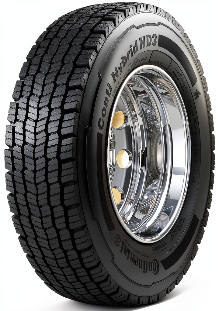 Continental Conti Hybrid HD3 tire mounted on a commercial truck
