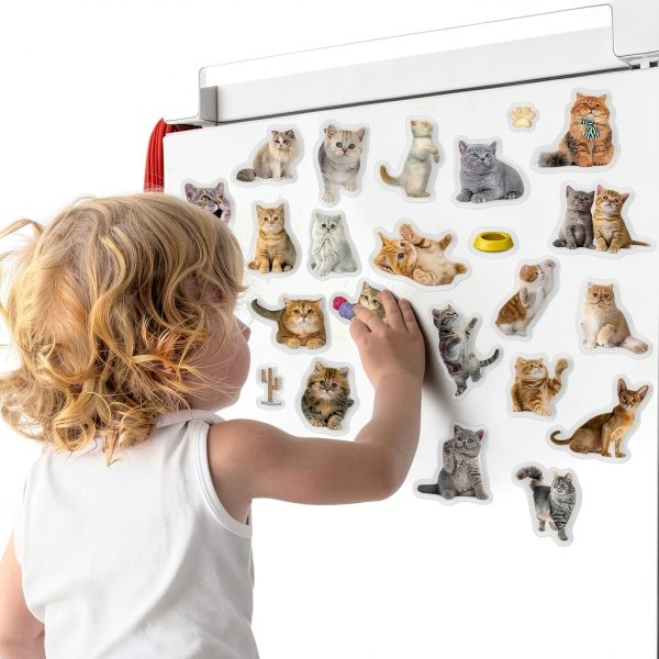 Cat Window Clings for Kids by SKEPHWSKA Cartoon Stickers-2