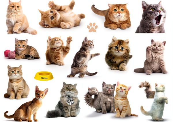 Cat Window Clings for Kids by SKEPHWSKA Cartoon Stickers-0