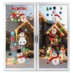 Christmas Gel Window Clings Multicolor RCNDJE Home Decor-0