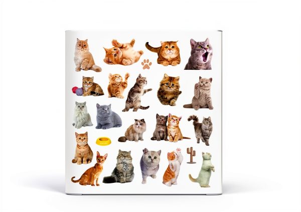 Cat Window Clings for Kids by SKEPHWSKA Cartoon Stickers-1