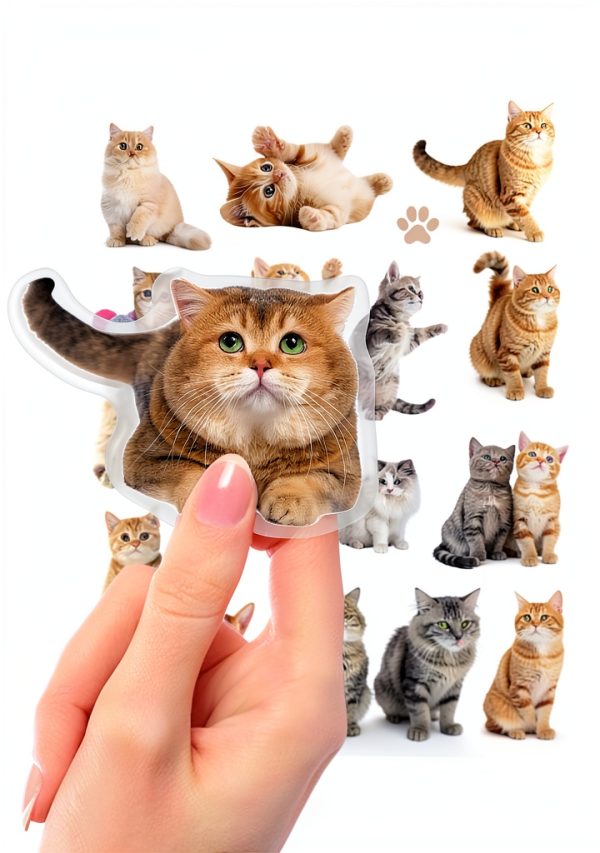 Cat Window Clings for Kids by SKEPHWSKA Cartoon Stickers-3