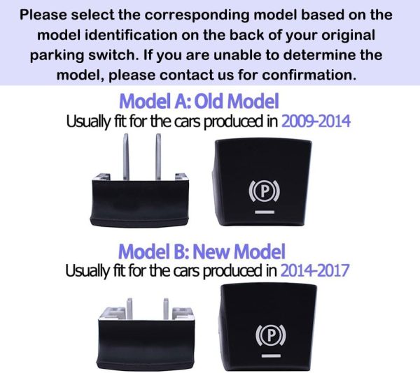 BMW Parking Brake Switch Old Model Black-1