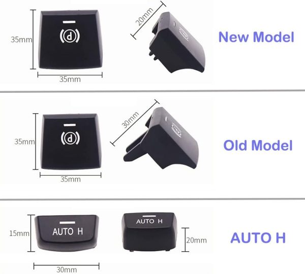 BMW Parking Brake Switch Old Model Black-2
